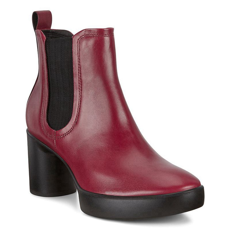 Women Boots Ecco Shape Sculpted Motion 55 - Chelsea Boots Red - India RZMFSD057